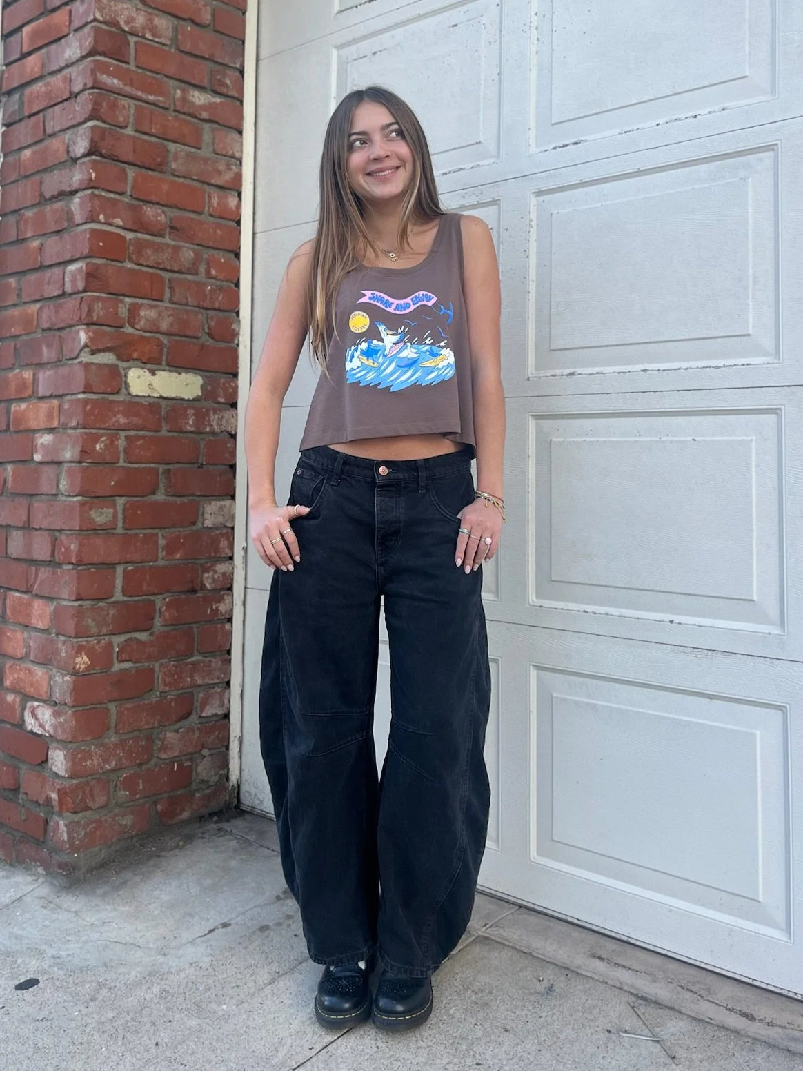 Party Wave CROPPED TANK
